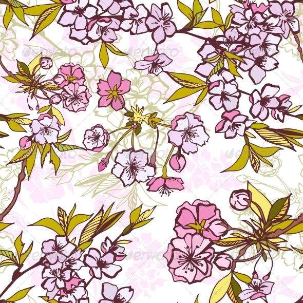 Detail Contoh Gambar Garskin Bunga Sakura Nomer 5