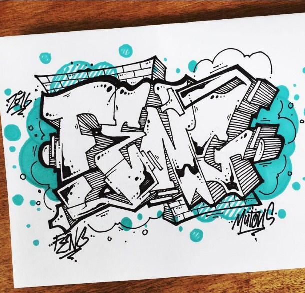 Detail Contoh Gambar Grafiti Untuk Pemula Nomer 5