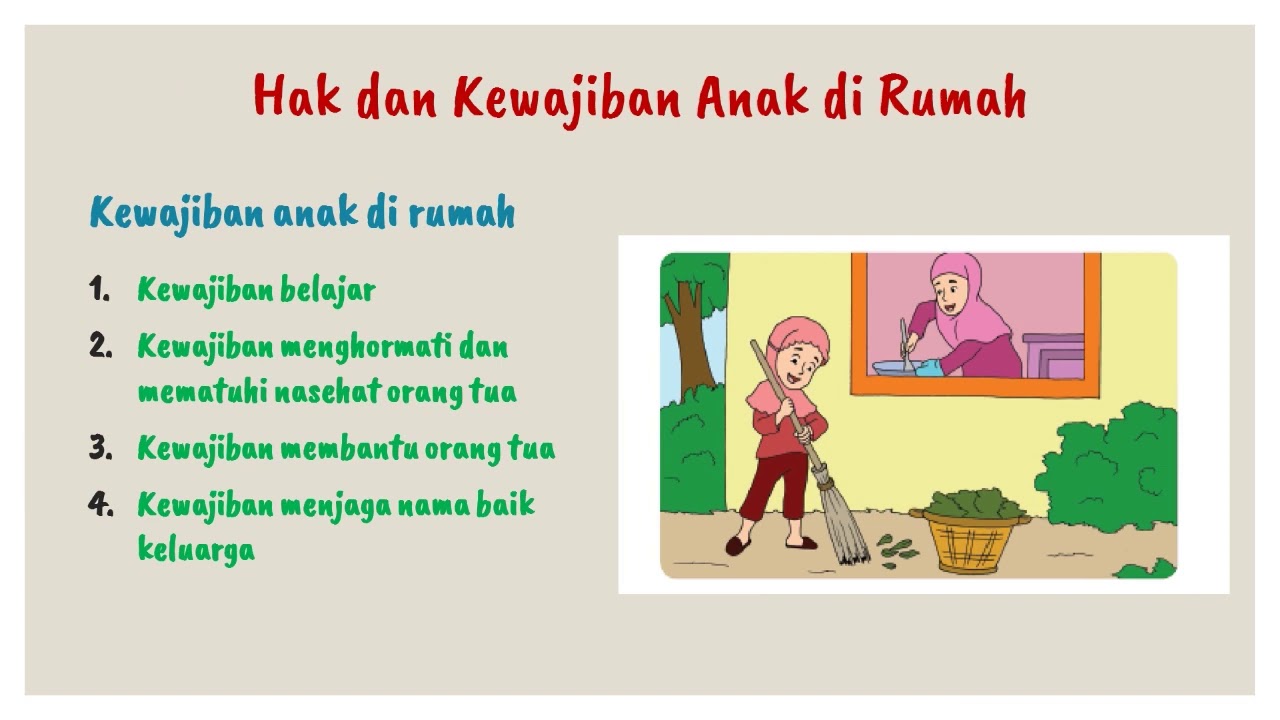 Detail Contoh Gambar Hak Anak Di Rumah Nomer 7