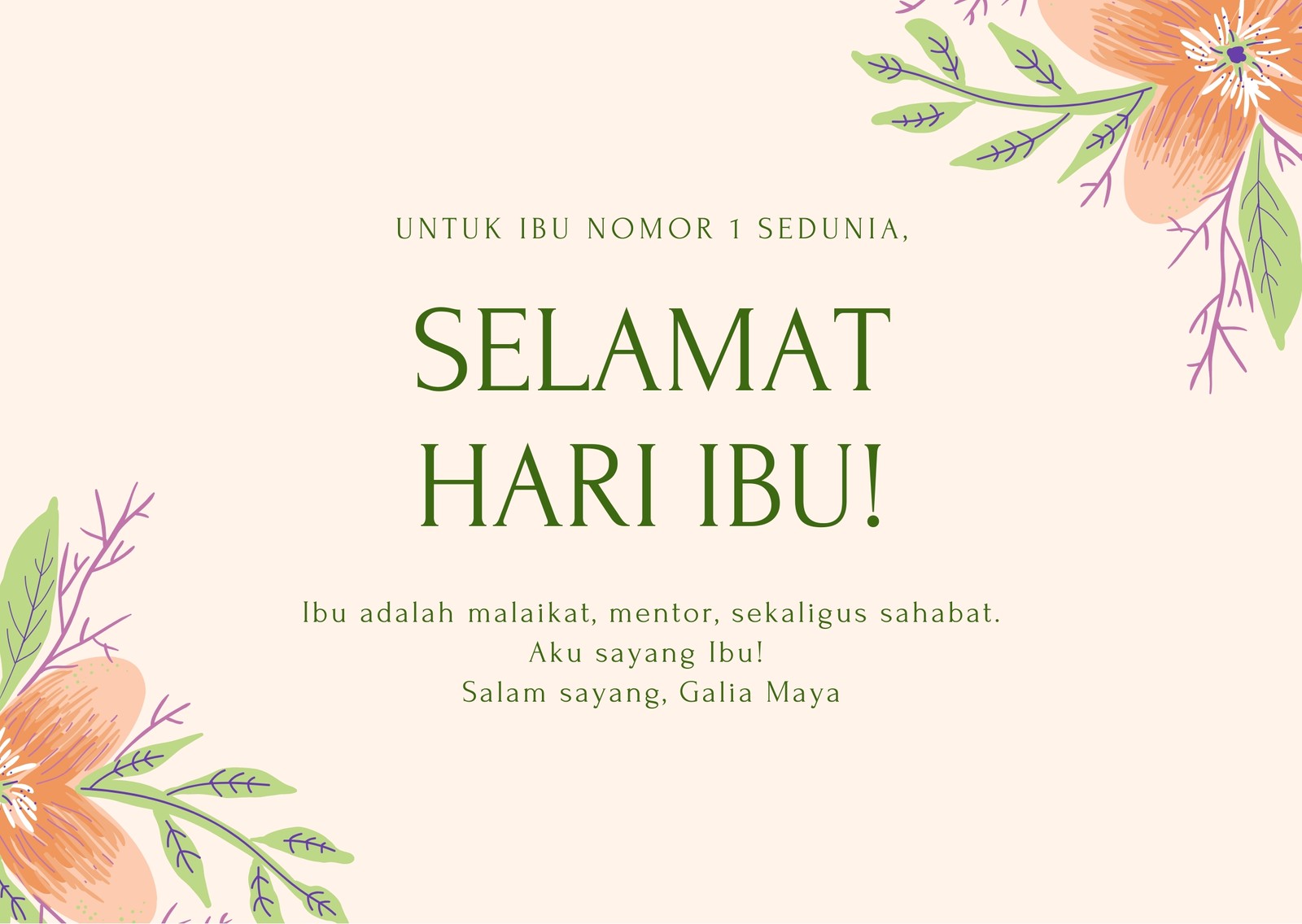 Detail Contoh Gambar Hari Ibu Nomer 38