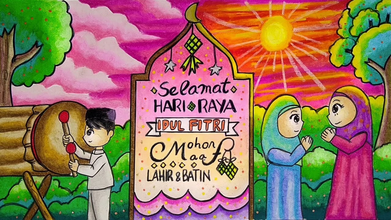 Detail Contoh Gambar Hari Raya Idul Fitri Nomer 4