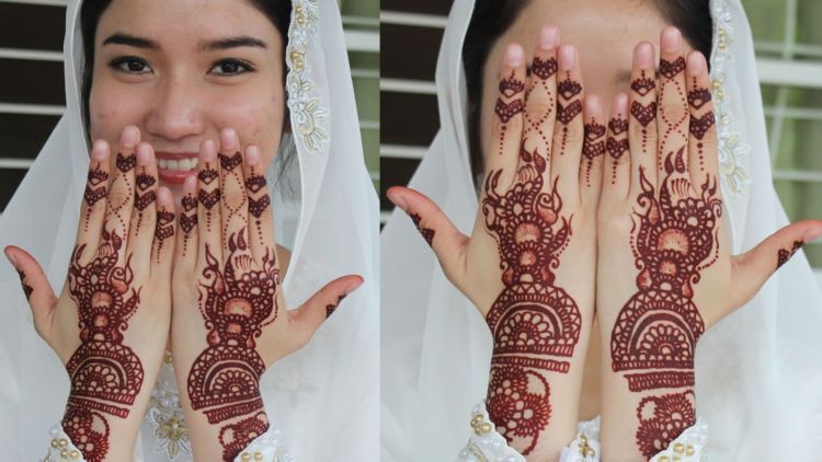 Detail Contoh Gambar Henna Pengantin Nomer 23