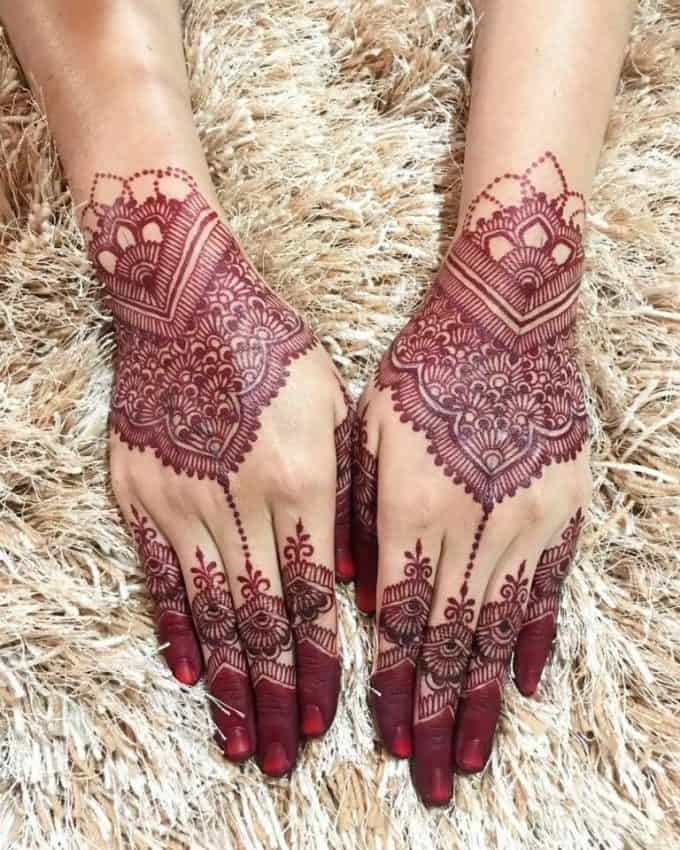 Detail Contoh Gambar Henna Pengantin Nomer 27