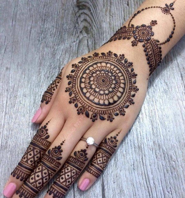 Detail Contoh Gambar Henna Pengantin Nomer 30