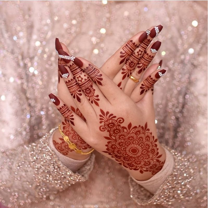 Detail Contoh Gambar Henna Pengantin Nomer 43