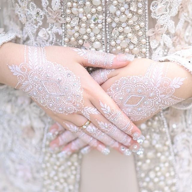 Detail Contoh Gambar Henna Putih Nomer 12