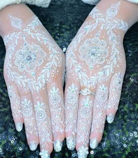 Detail Contoh Gambar Henna Putih Nomer 18