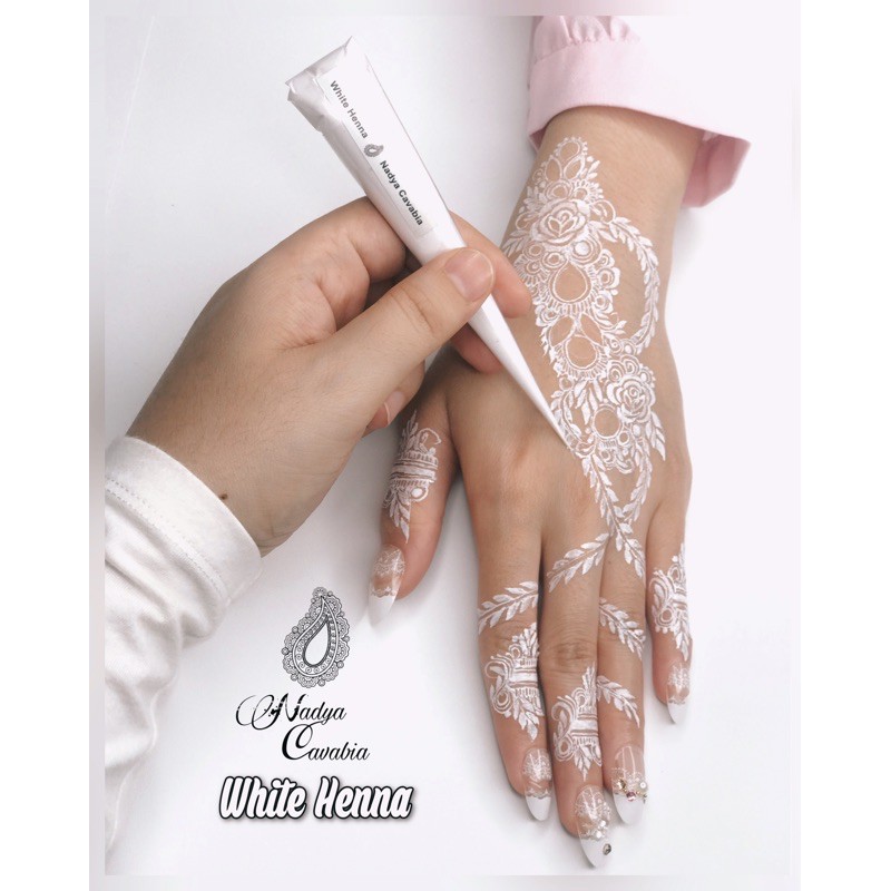 Detail Contoh Gambar Henna Putih Nomer 30