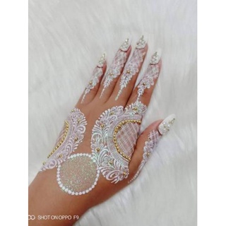 Detail Contoh Gambar Henna Putih Nomer 55