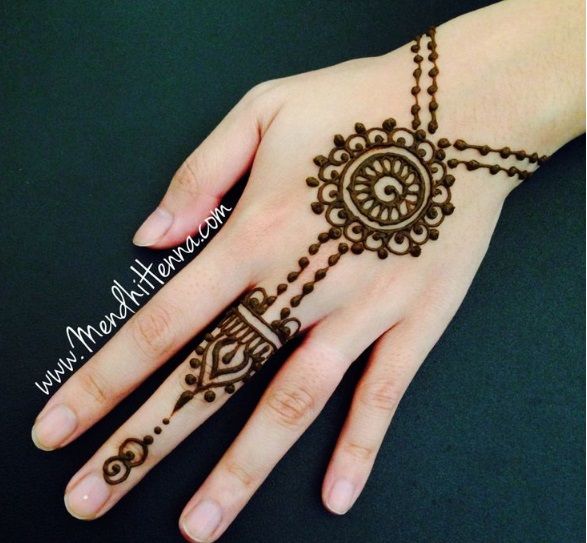 Contoh Gambar Henna Tangan Simple - KibrisPDR