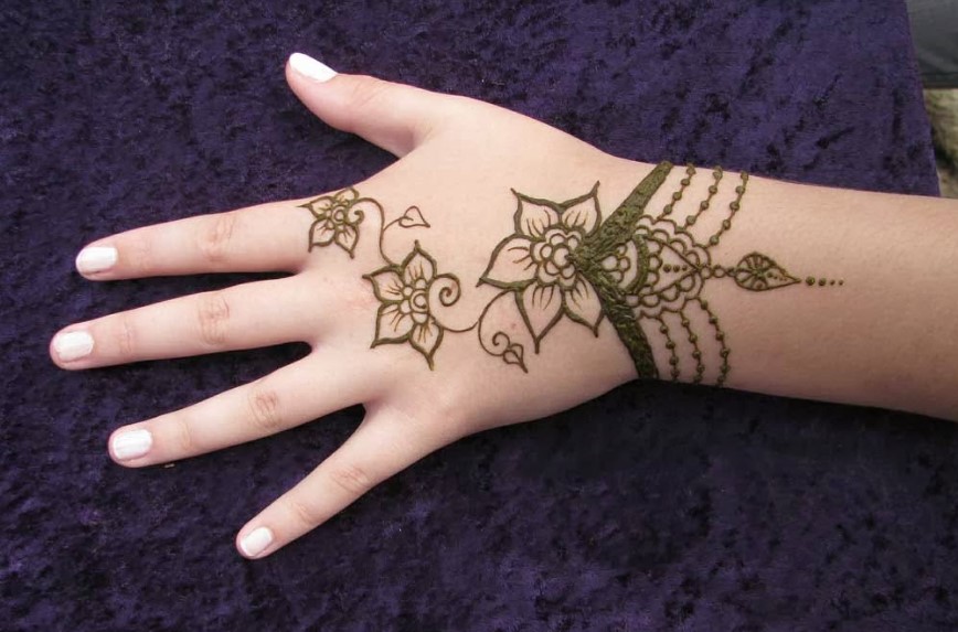 Detail Contoh Gambar Henna Tangan Simple Nomer 56