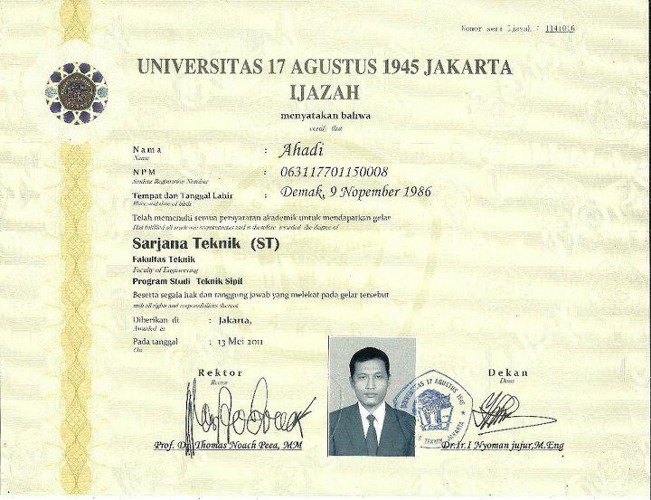 Detail Contoh Gambar Ijazah Nomer 45