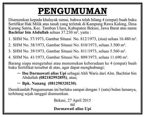 Detail Contoh Gambar Iklan Pengumuman Nomer 16