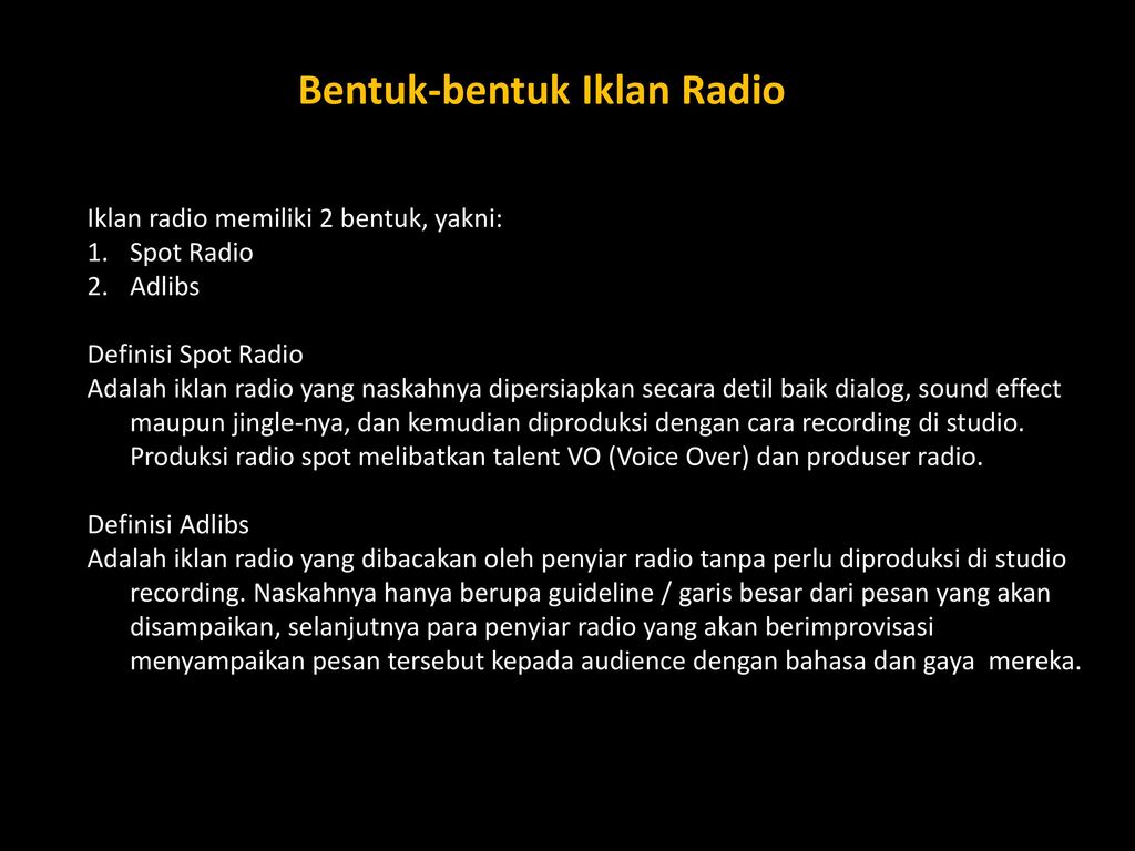 Detail Contoh Gambar Iklan Radio Nomer 14