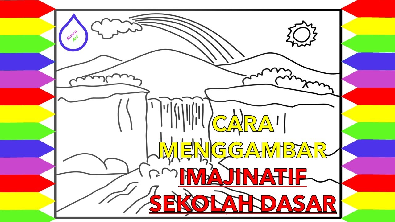 Detail Contoh Gambar Imajinatif Kelas 2 Sd Nomer 11