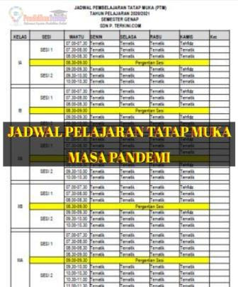 Detail Contoh Gambar Jadwal Pelajaran Nomer 22