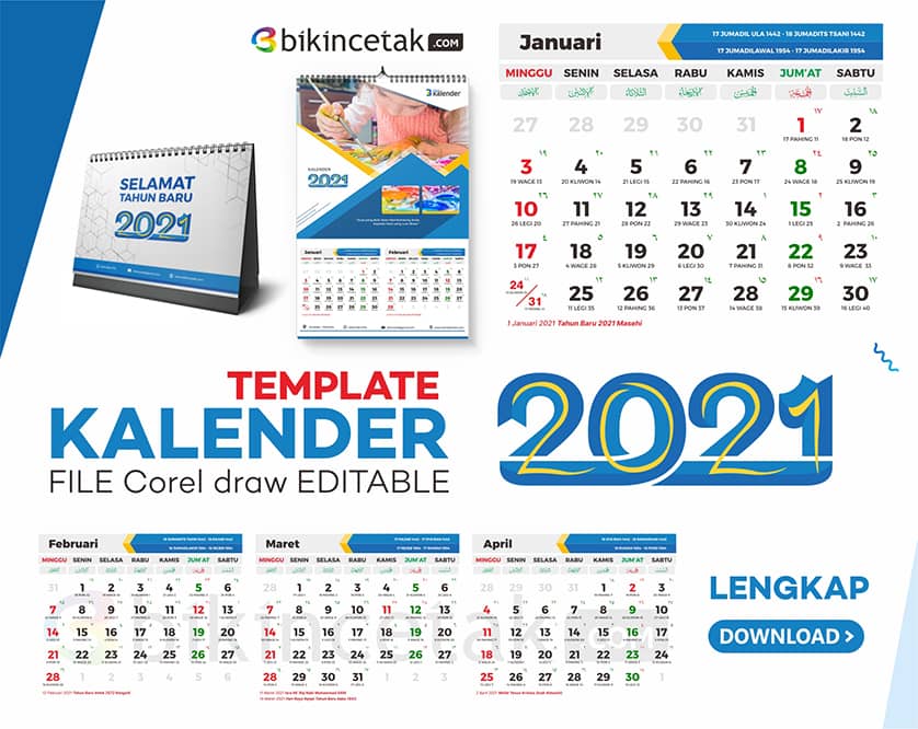 Detail Contoh Gambar Kalender 2021 Nomer 15