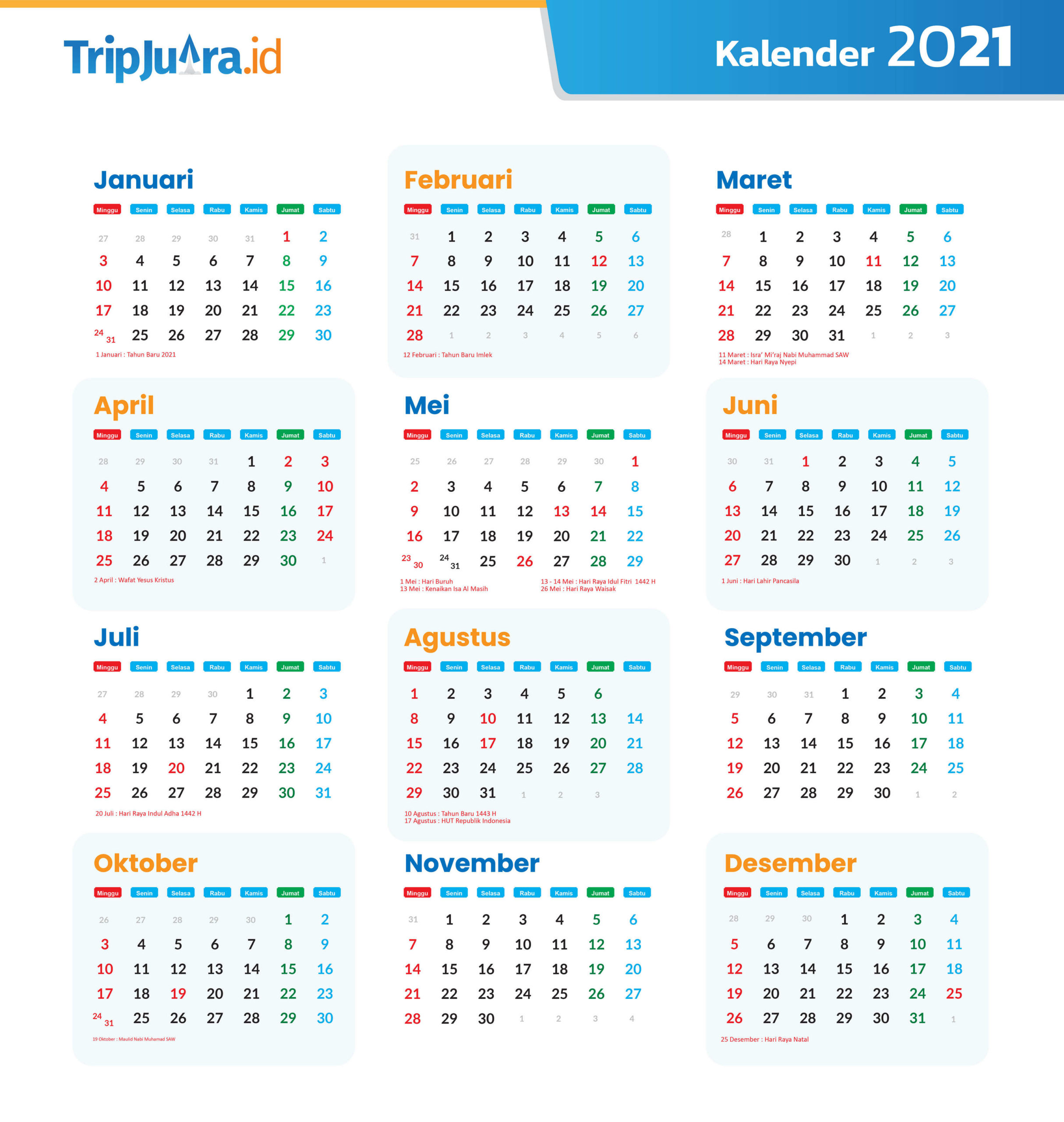 Detail Contoh Gambar Kalender 2021 Nomer 7