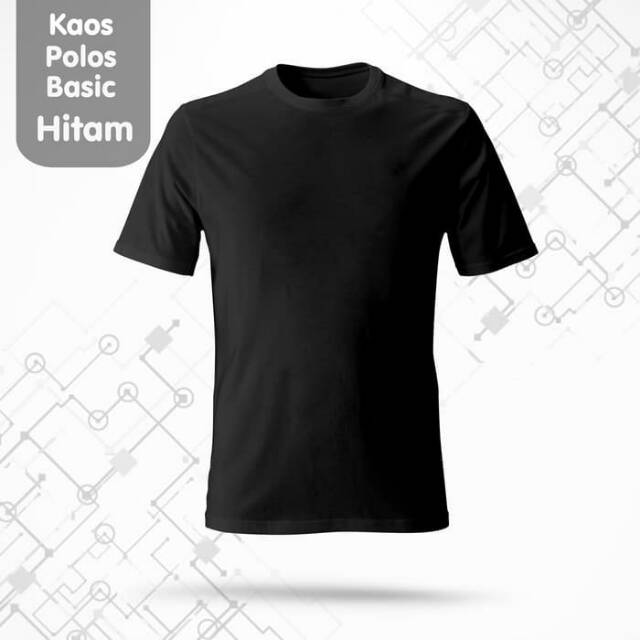 Detail Contoh Gambar Kaos Polos Hitam Nomer 17