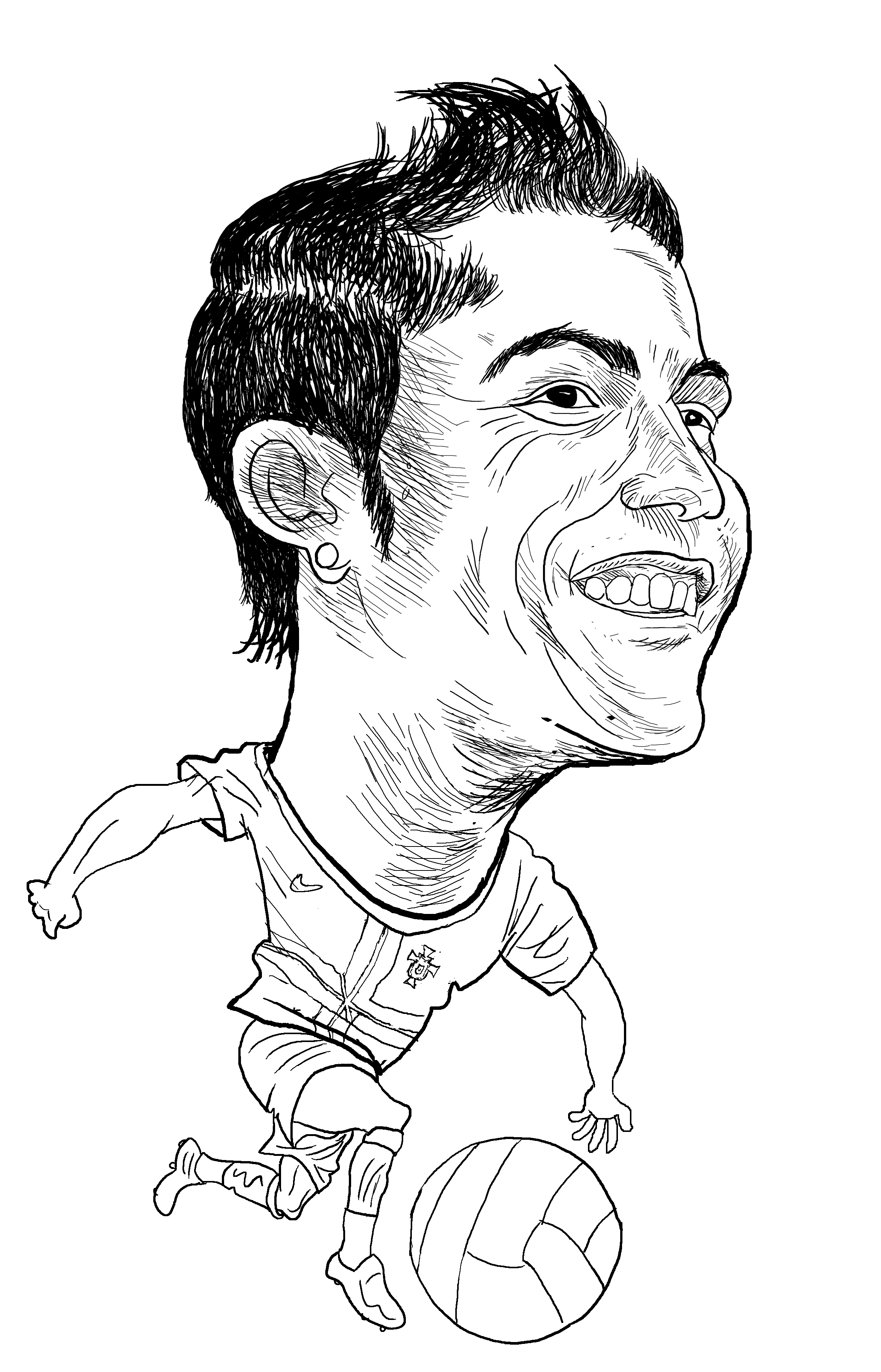 Detail Contoh Gambar Karikatur Bola Nomer 4