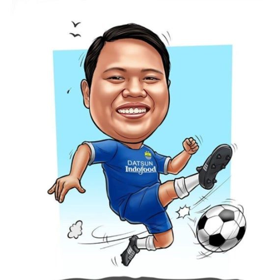 Detail Contoh Gambar Karikatur Bola Nomer 33