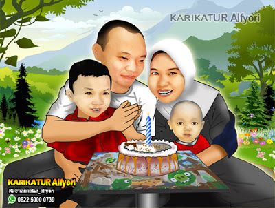 Detail Contoh Gambar Karikatur Keluarga Nomer 20