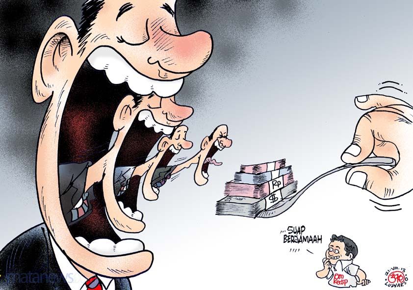 Detail Contoh Gambar Karikatur Korupsi Nomer 10