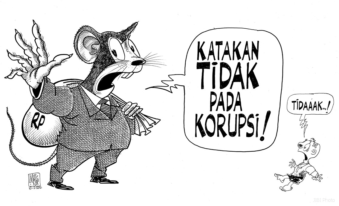 Detail Contoh Gambar Karikatur Korupsi Nomer 4