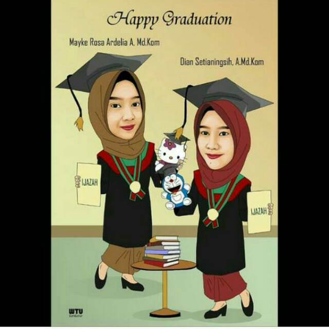 Detail Contoh Gambar Karikatur Wisuda Nomer 54