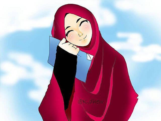 Detail Contoh Gambar Kartun Muslimah Nomer 5