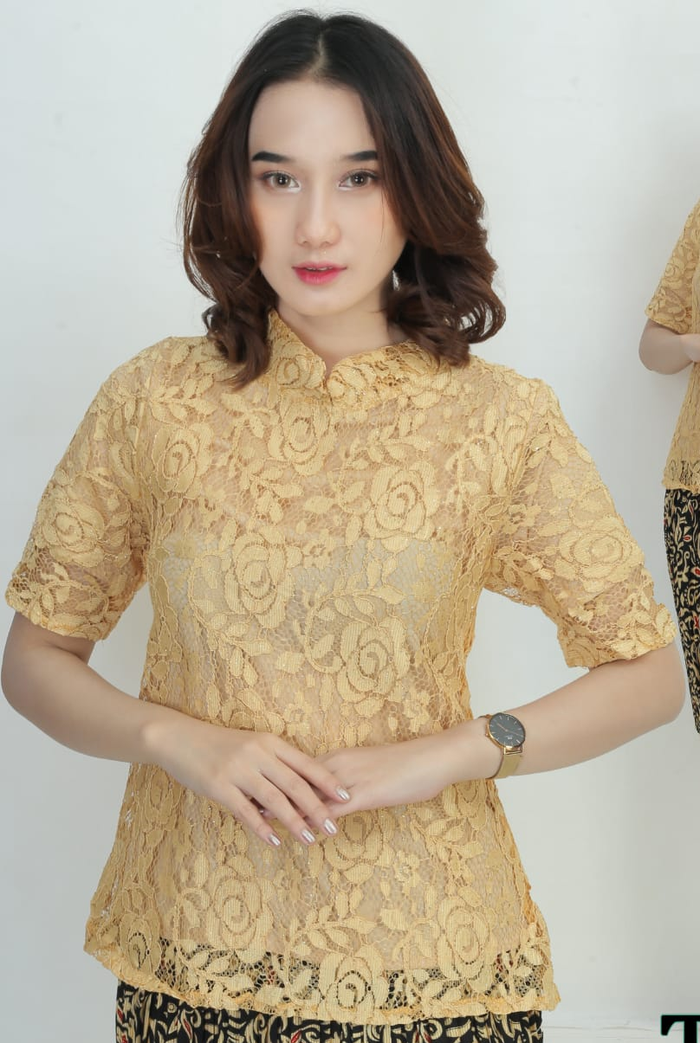 Detail Contoh Gambar Kebaya Modern Lengan Pendek Nomer 55