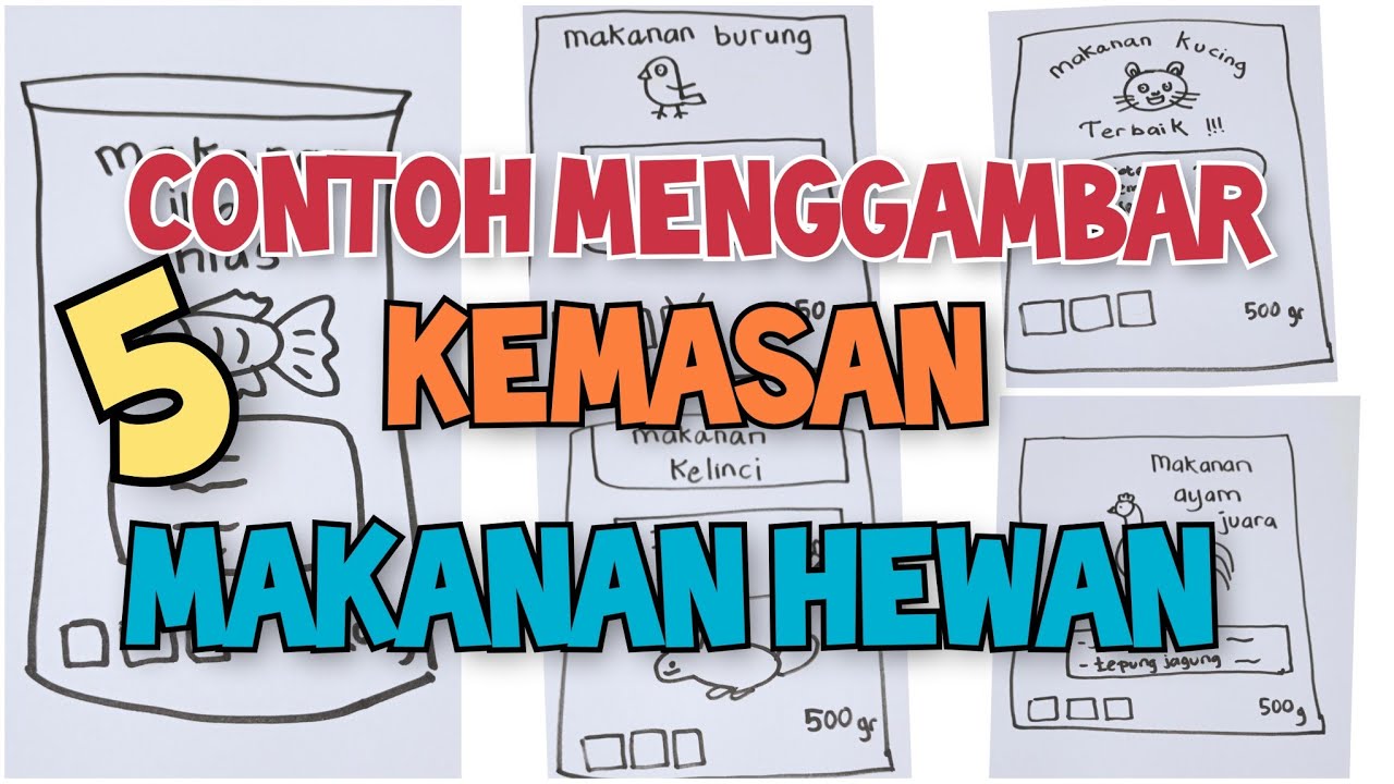 Contoh Gambar Kemasan Makanan Hewan - KibrisPDR