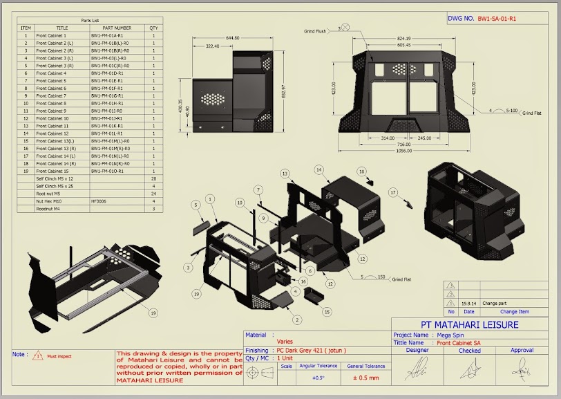 Detail Contoh Gambar Kerja Produk Nomer 43