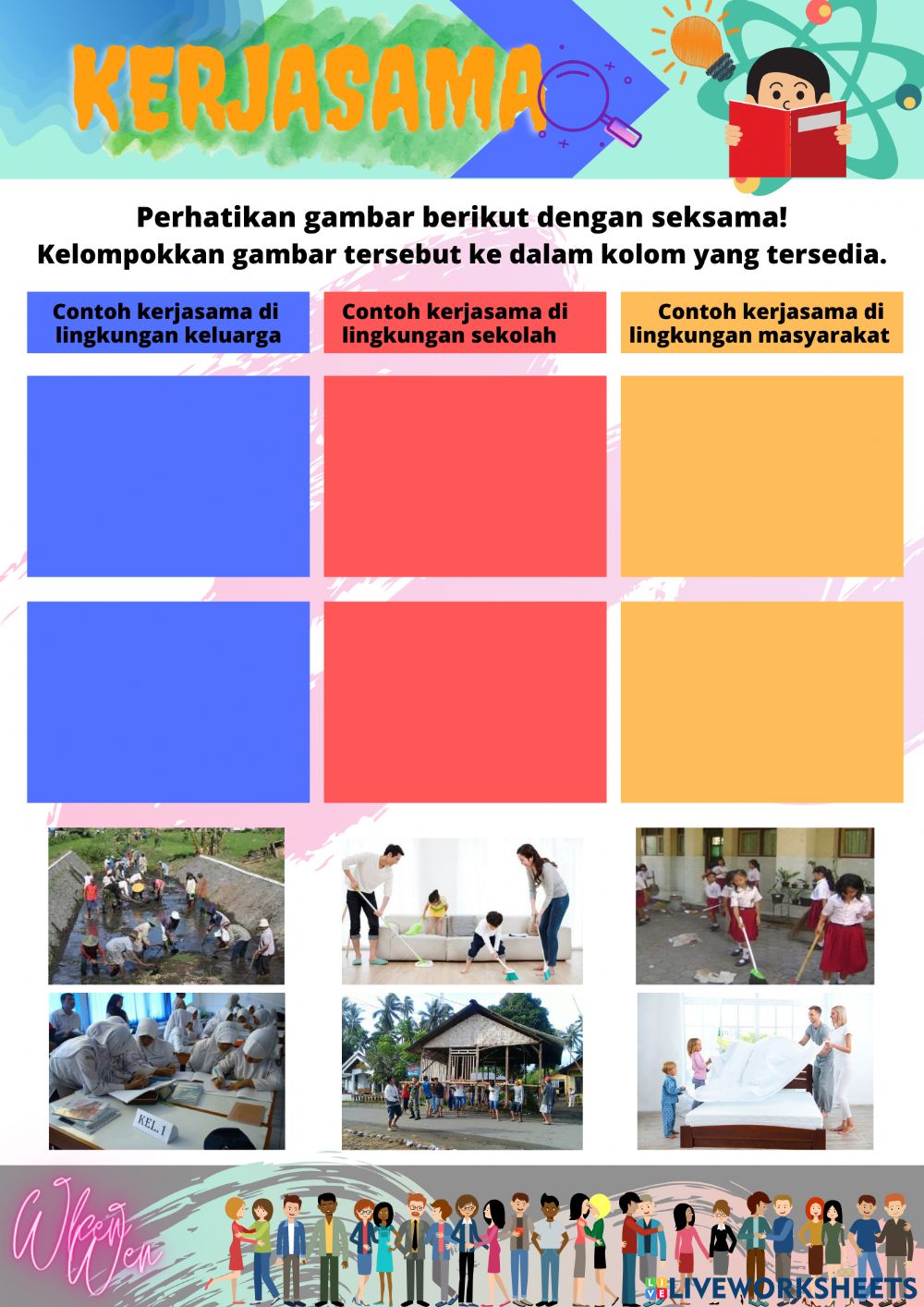 Detail Contoh Gambar Kerjasama Di Sekolah Nomer 44