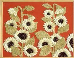 Detail Contoh Gambar Kolase Bunga Matahari Dari Biji Bijian Nomer 42