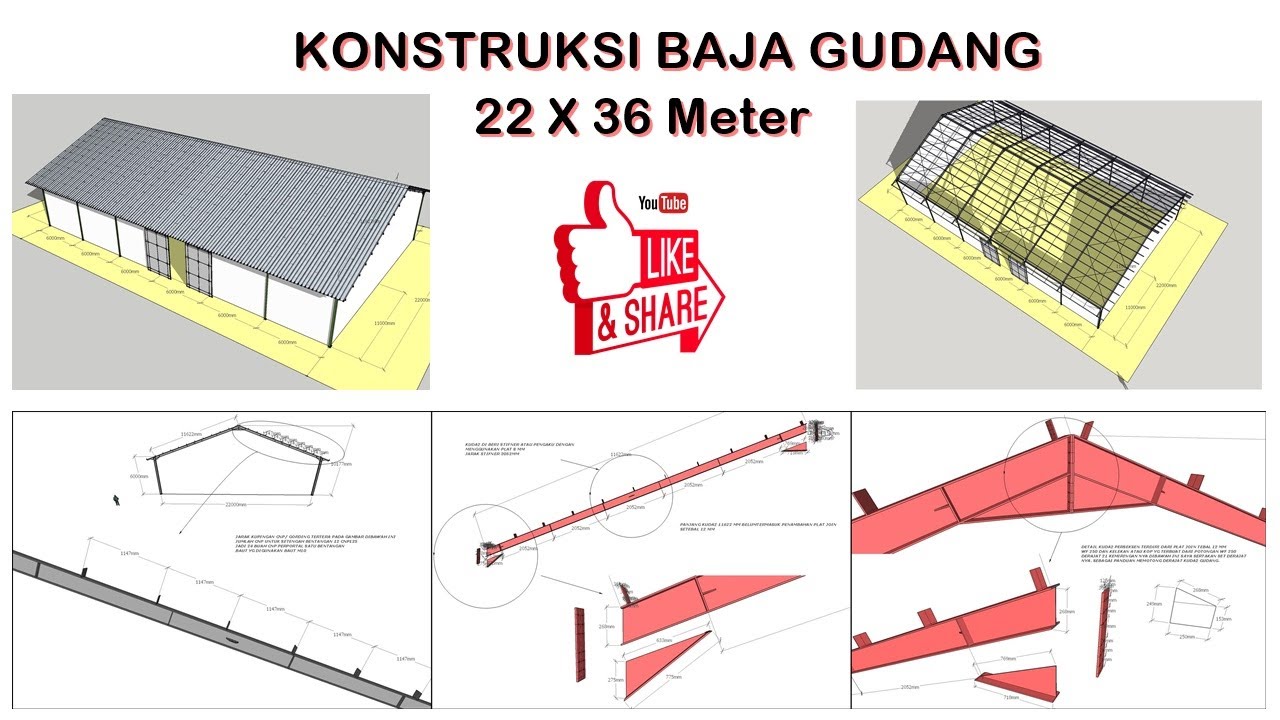 Detail Contoh Gambar Konstruksi Baja Nomer 19