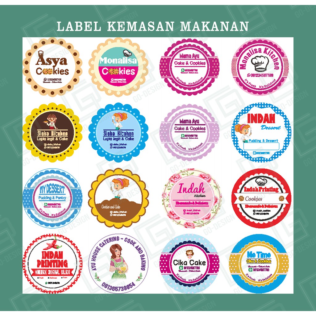 Detail Contoh Gambar Label Nomer 47