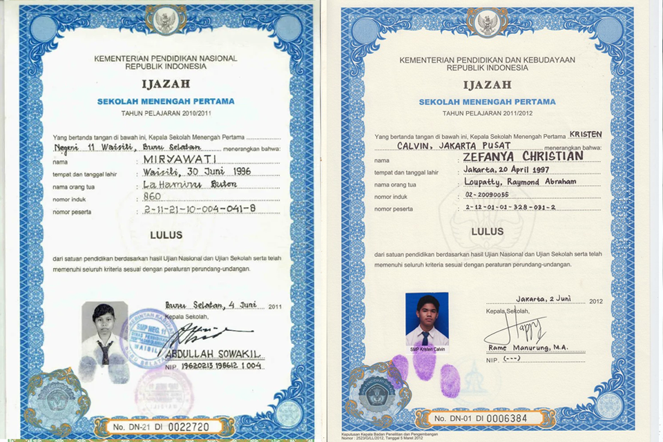 Contoh Gambar Legalisir Ijazah - KibrisPDR