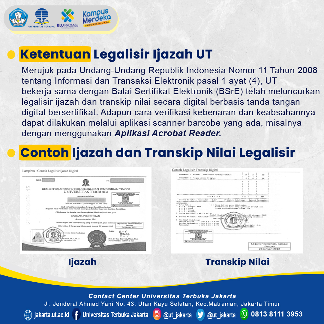 Detail Contoh Gambar Legalisir Ijazah Nomer 48