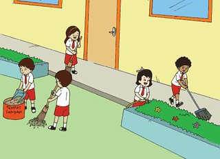 Detail Contoh Gambar Lingkungan Sekolah Nomer 25