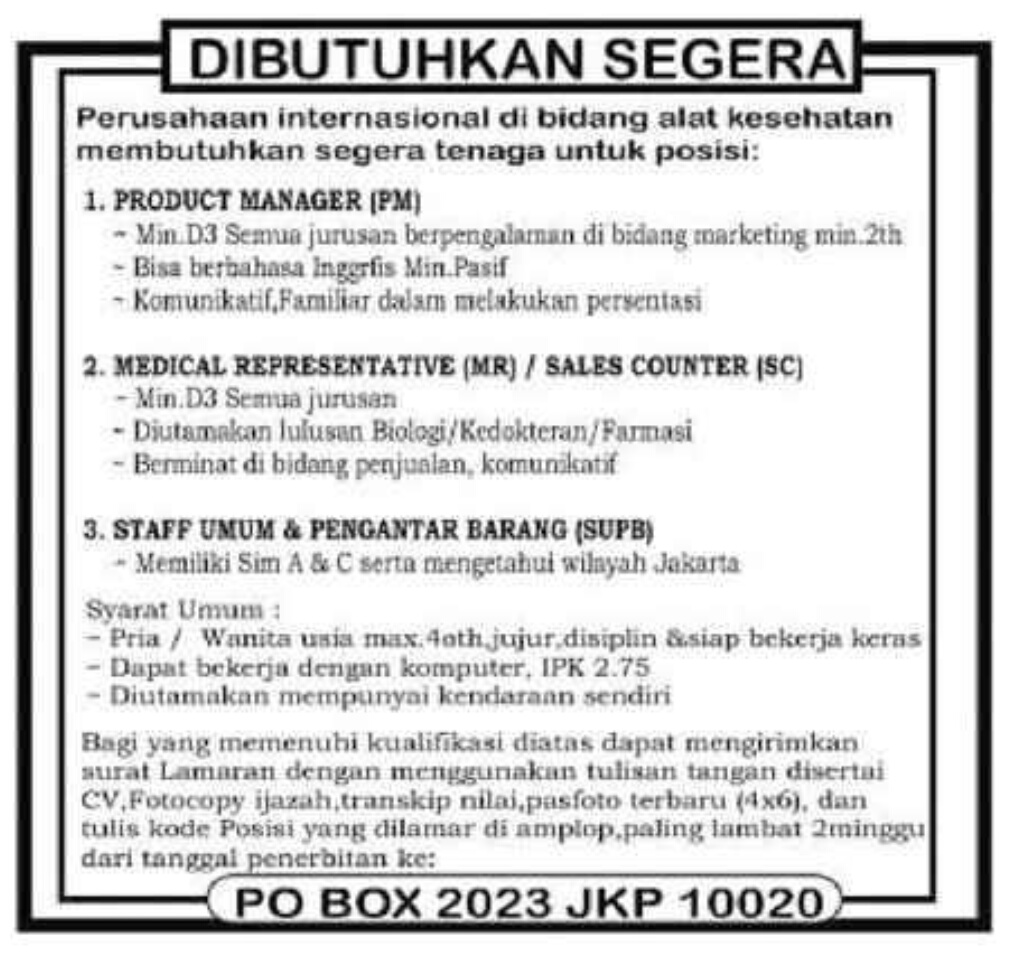 Detail Contoh Gambar Lowongan Pekerjaan Nomer 41