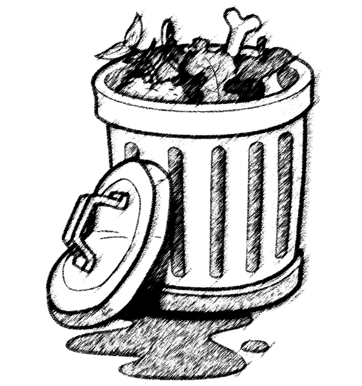 Detail Contoh Gambar Lukisan Tong Sampah Nomer 9