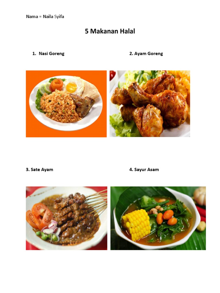 Detail Contoh Gambar Makanan Halal Nomer 14