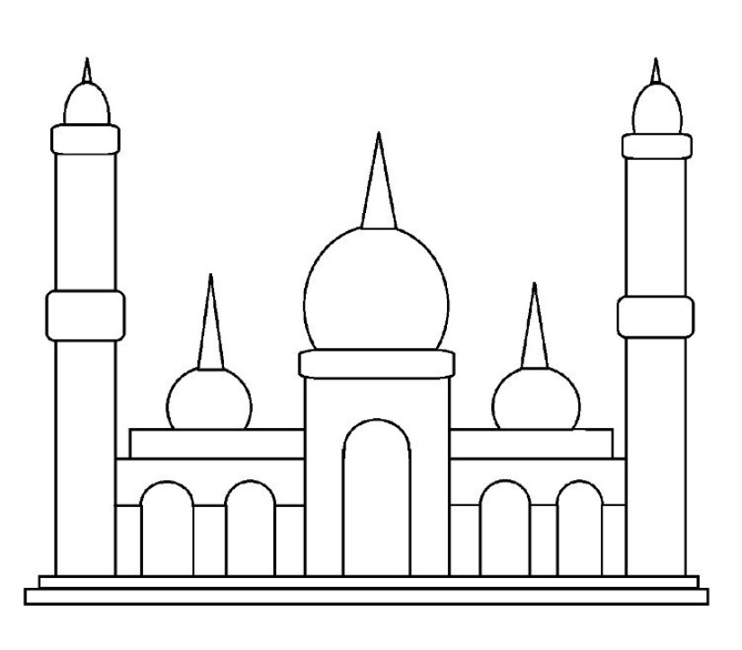 Detail Contoh Gambar Masjid Kartun Nomer 3