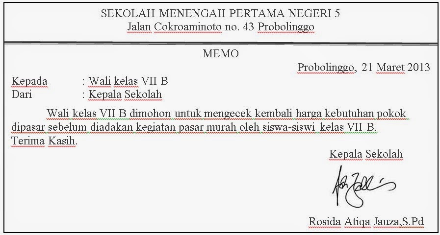 Detail Contoh Gambar Memo Nomer 12