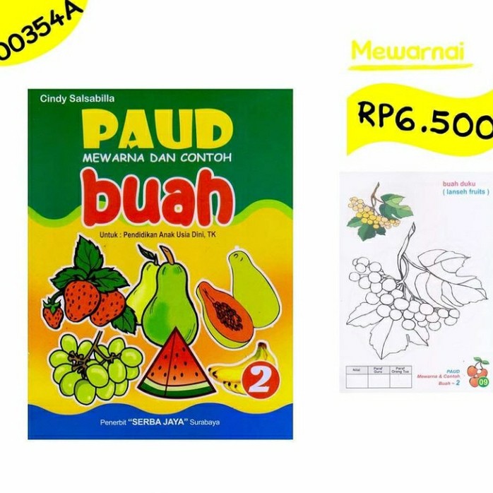 Detail Contoh Gambar Mewarnai Buah Nomer 15