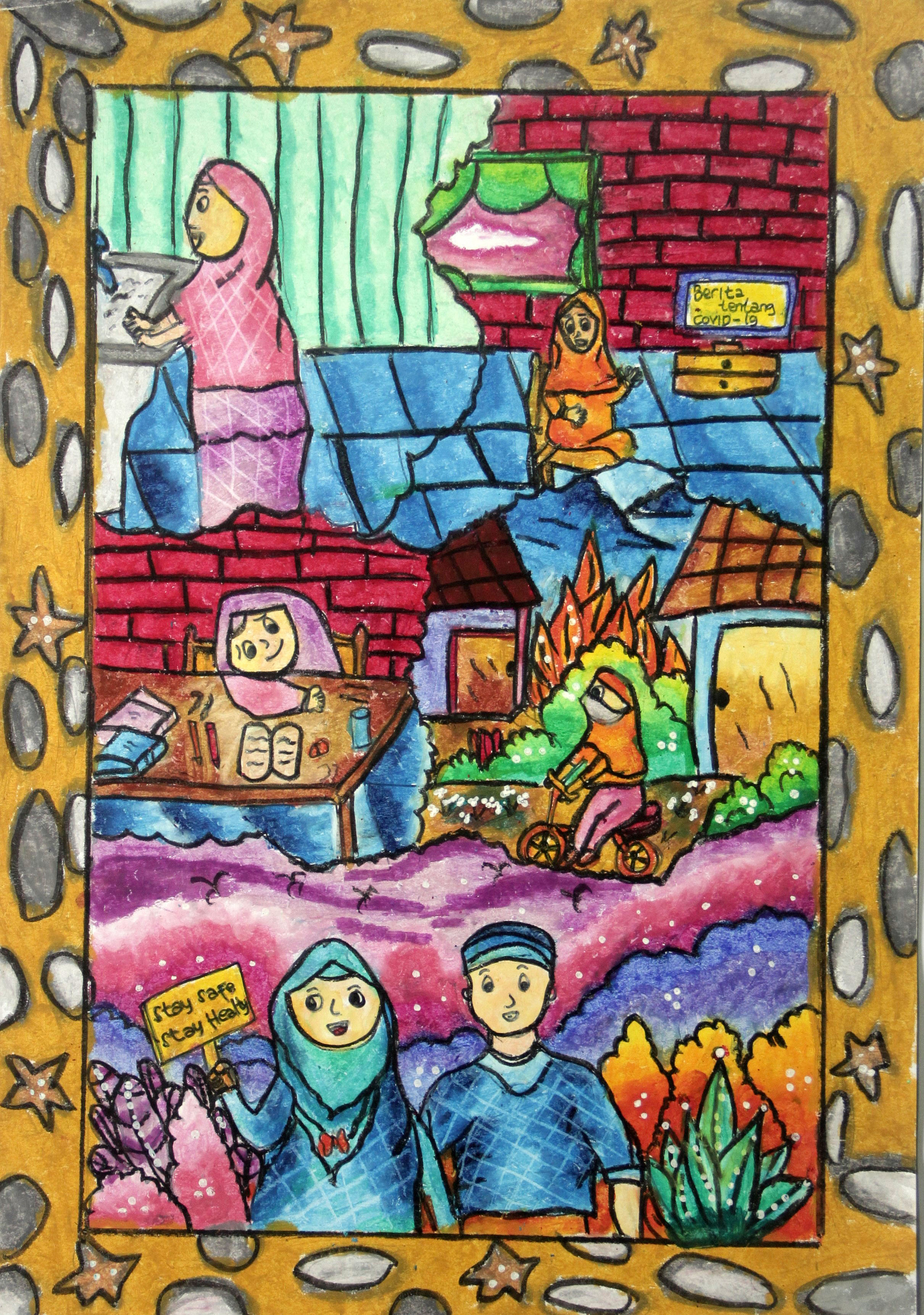 Contoh Gambar Mewarnai Tema Ramadhan - 55+ Koleksi Gambar