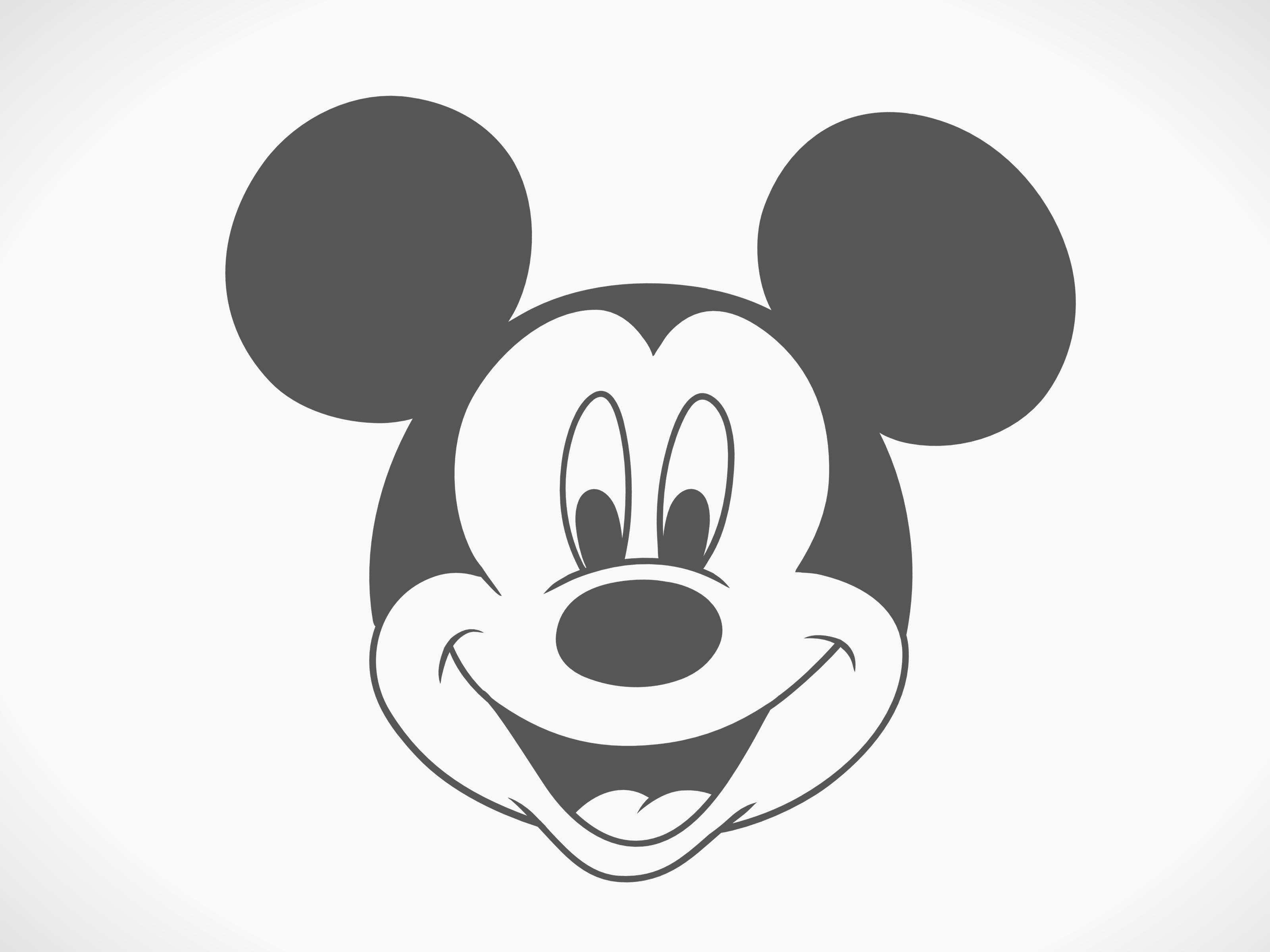 Contoh Gambar Mickey Mouse - KibrisPDR