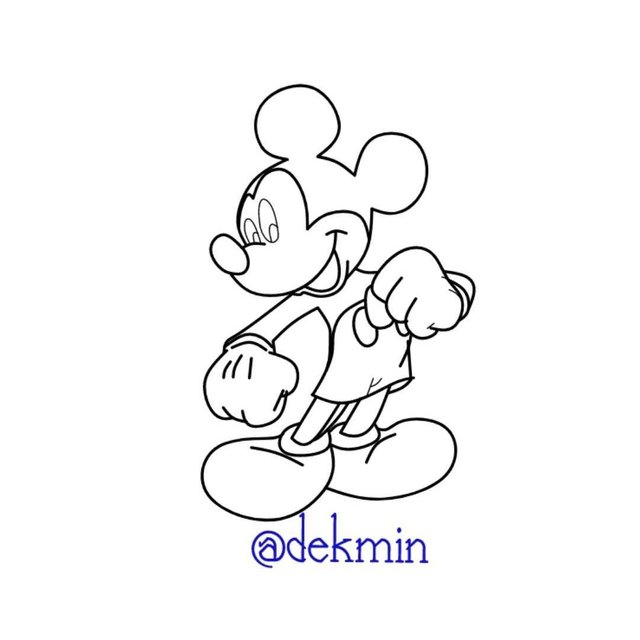Detail Contoh Gambar Mickey Mouse Nomer 54
