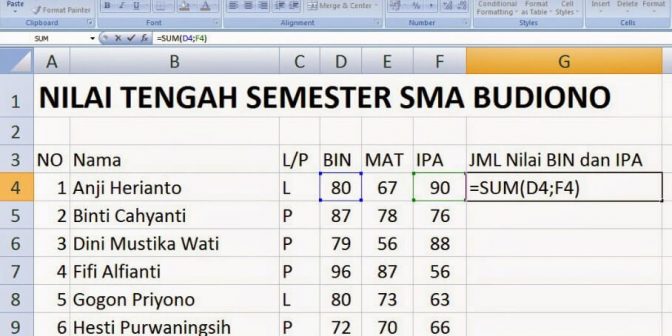 Detail Contoh Gambar Microsoft Excel Nomer 10